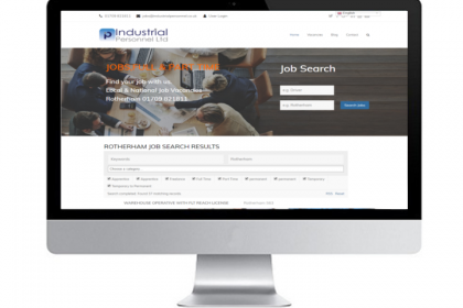Website Design Rotherham Recruitment Agency Industrial Personnel