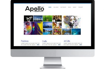 Website Design for Company Apollo Art Doncaster