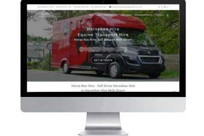 Horsebox Hire Transport Company Website Design
